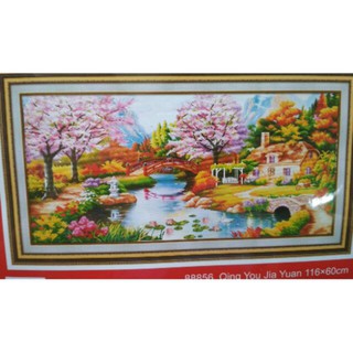 Tranh thêu 3d phong cảnh 88856