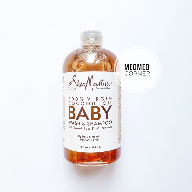 Sữa tắm gội Shea moisture Baby cho bé Mỹ 384ml