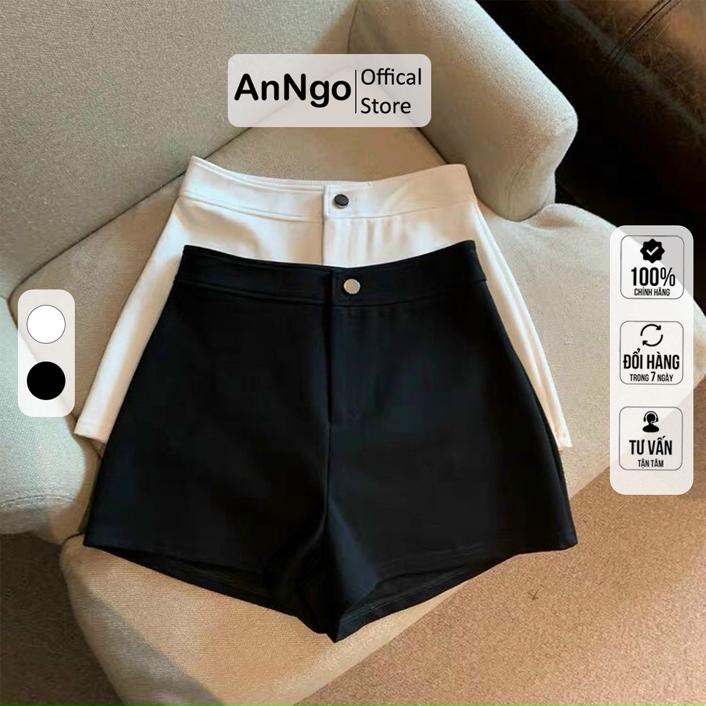 Quần đùi short kaki nữ co giãn tôn vòng 3 cực chếc-chi AnNgo - AN21