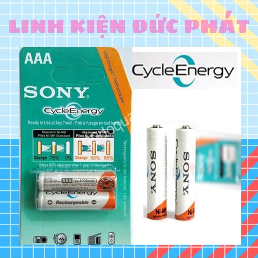 Pin Sạc AA - AAA Sony CycleEnergy ( pin sạc được )