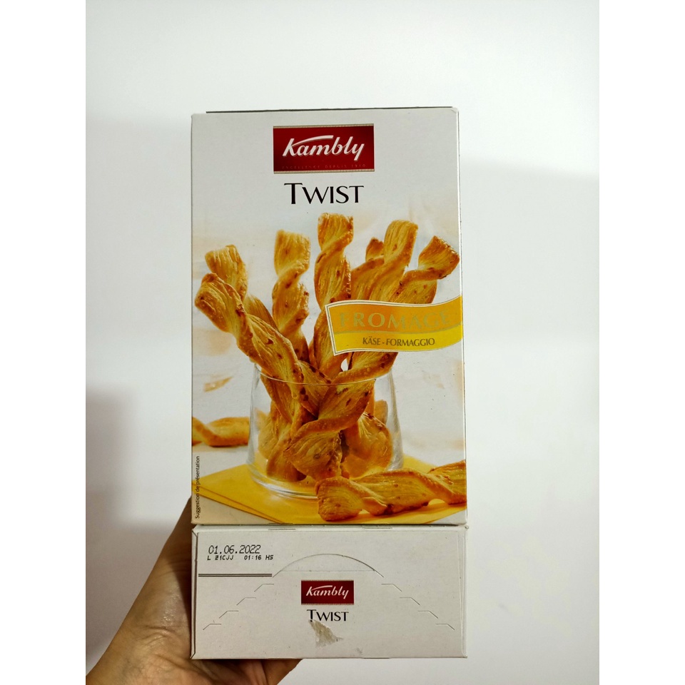 Bánh Xoắn Kambly FEUILLETY's 2 vị