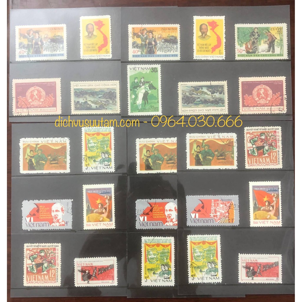 Bìa Tem Việt Nam Hình Ảnh Bác Hồ, Người Lính Và Nhân Dân