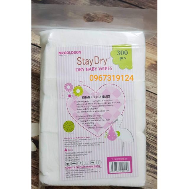  Khăn vải khô đa năng StayDry 300g hàng túi zip cao cấp