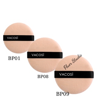 Bông phấn﻿ khô​ tròn trang điểm Vacosi size lớn và‎ size​ nhỏ Trung BP08 BP09 BP01