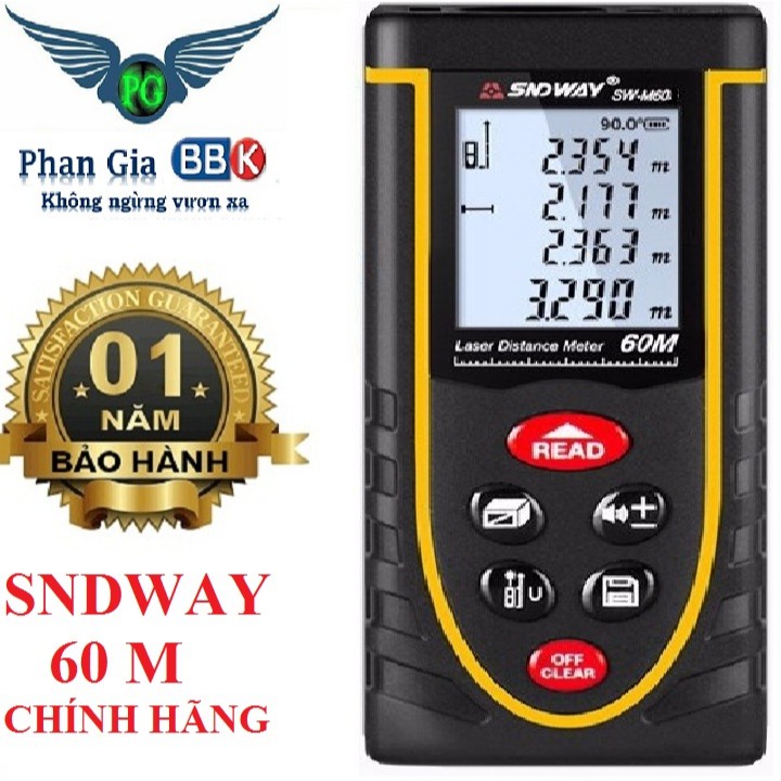 MÁY ĐO KHOẢNG CÁCH 60M SNDWAY CHÍNH HÃNG