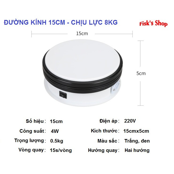 Bàn xoay quay video sản phẩm 360 độ