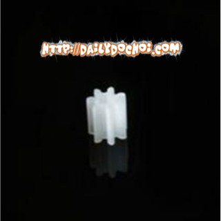 1 5 10 cái Bánh răng nhựa 7 răng lỗ trục 0.75mm nối trục động cơ