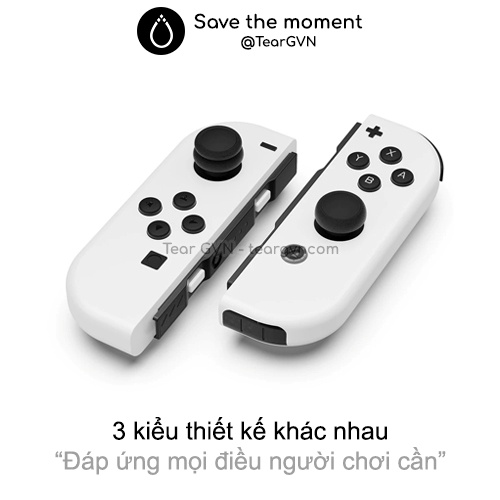 Bộ nút bọc Analog (Skull &amp; co) cho Nintendo Switch  / Lite - Vỉ 3 cặp