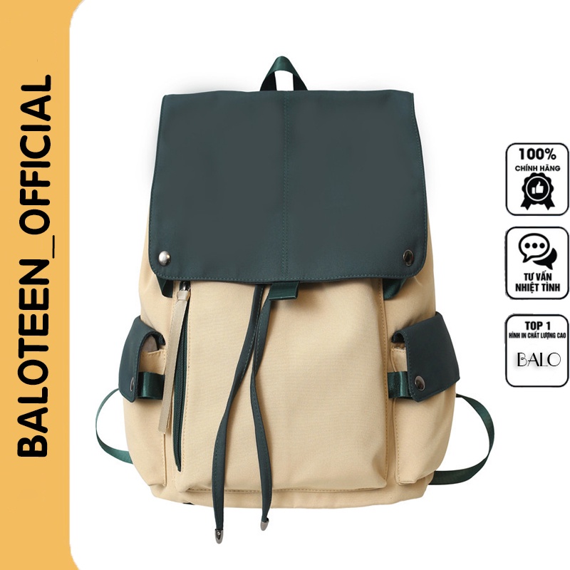 Balo Đi Học Đi Chơi Nam Nữ Thời Trang Hàn Quốc Nhiều Ngăn Tiện Dụng Đựng Vừa Laptop 15.6Inch Msp118