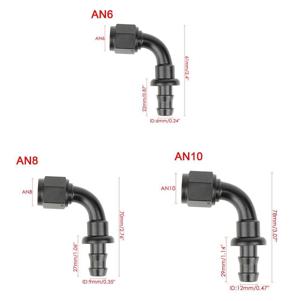 Đầu Nối Khóa Ống Dầu AN6 / 8 / 10 Chất Lượng Cao