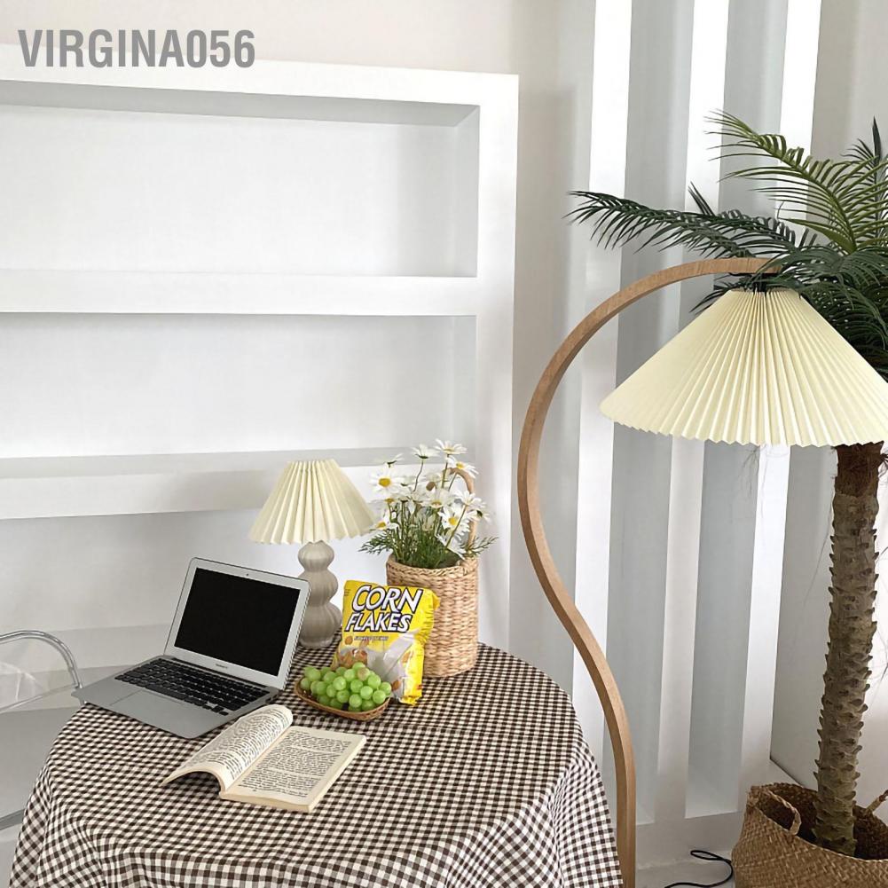 Virgina056 Khăn trải bàn Kẻ sọc Phông nền cotton chống bụi Trang trí nội thất cho văn phòng ký túc xá