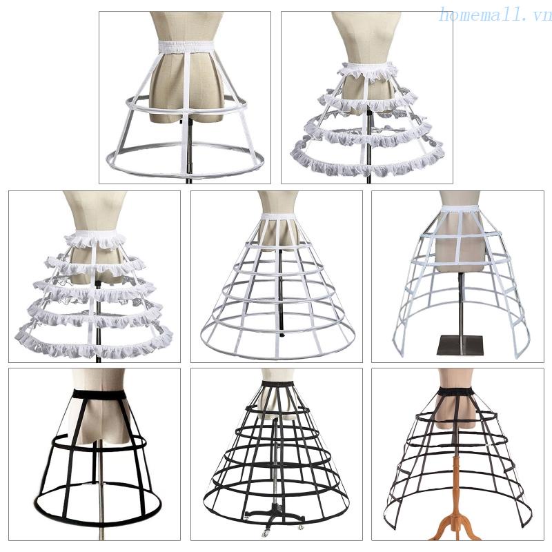 Khung Lồng Chim Cưới 2 / 3 / 4 / 5 Hoops 50s Phong Cách Vintage