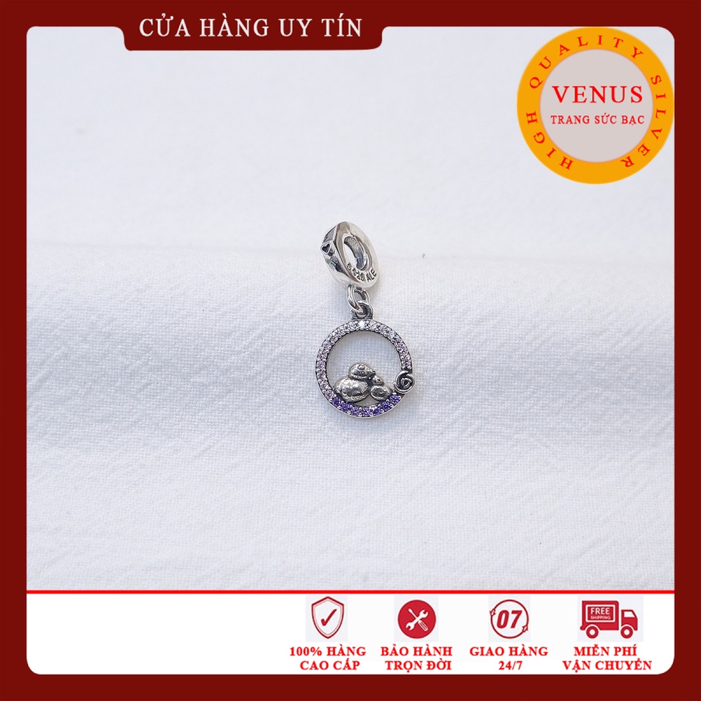 [Charm bạc 925 cao cấp] Charm treo tim nhỏ- Mã sản phẩm VENUST15