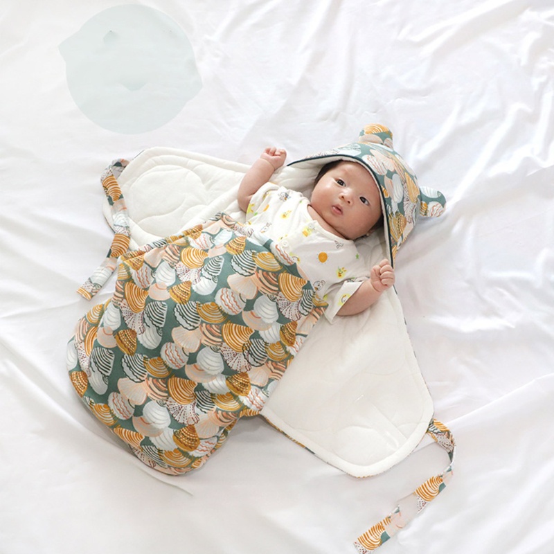 Túi Ngủ Chất Liệu Cotton Giữ Ấm Mùa Thu Đông Cho Bé Sơ Sinh