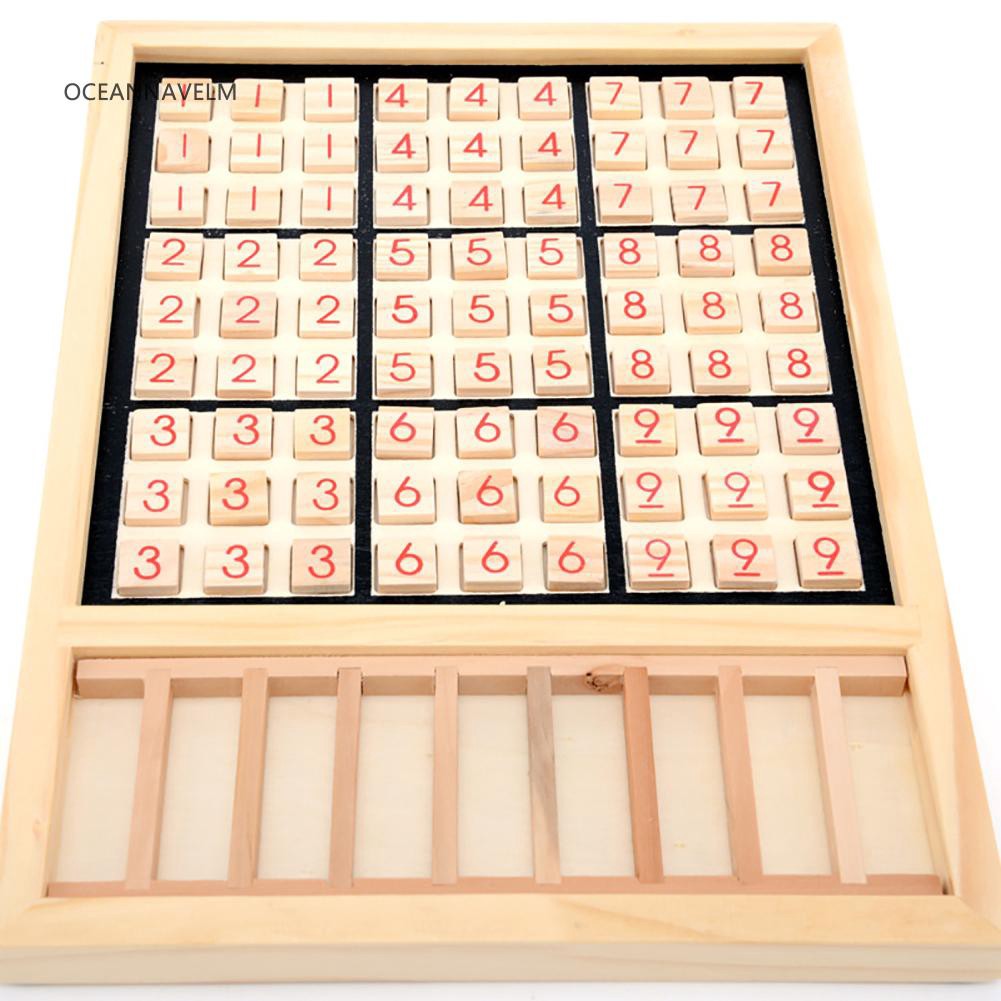 Bộ đồ chơi cờ sudoku bằng gỗ vui nhộn cho bé