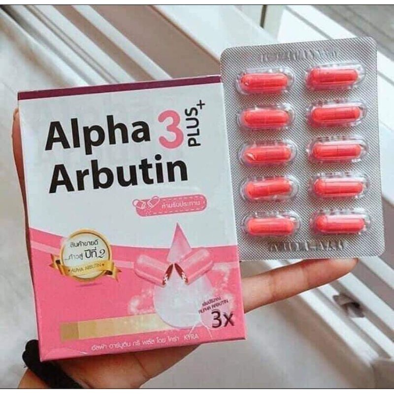 Viên Kích Trắng Alpha Arbutin 3plus + Dưỡng Thể Vaseline 50x + 10X