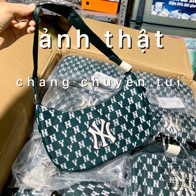 [Full Tag code] Túi kẹp nách MLb monogram màu mới 2022 hàng đẹp
