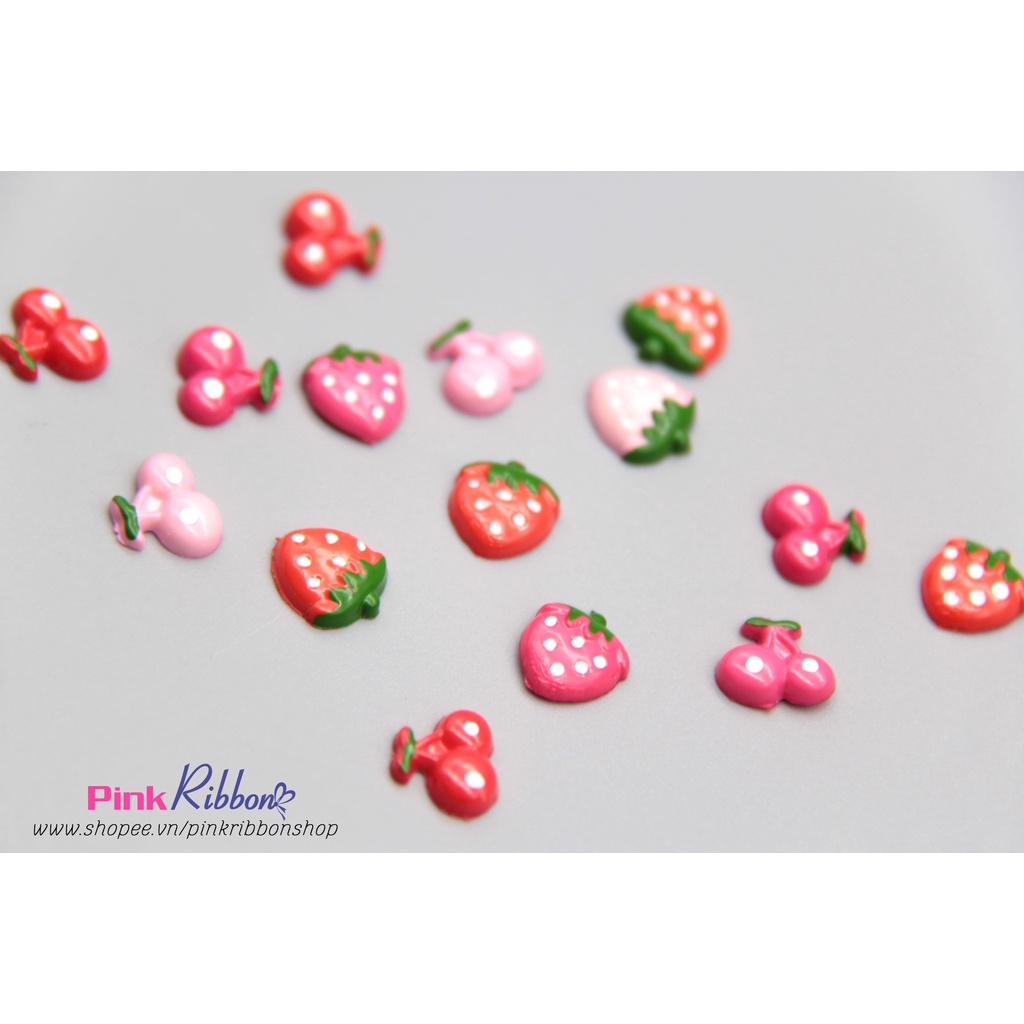 [Set 5c] Hình dâu tây và cherry nhí các màu