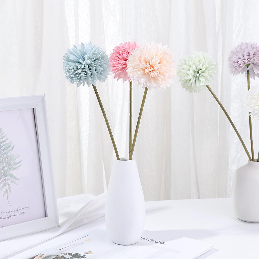 Nhánh Hoa Cẩm Tú Cầu Giả Bằng Lụa Nhiều Màu Dùng Trang Trí DIY