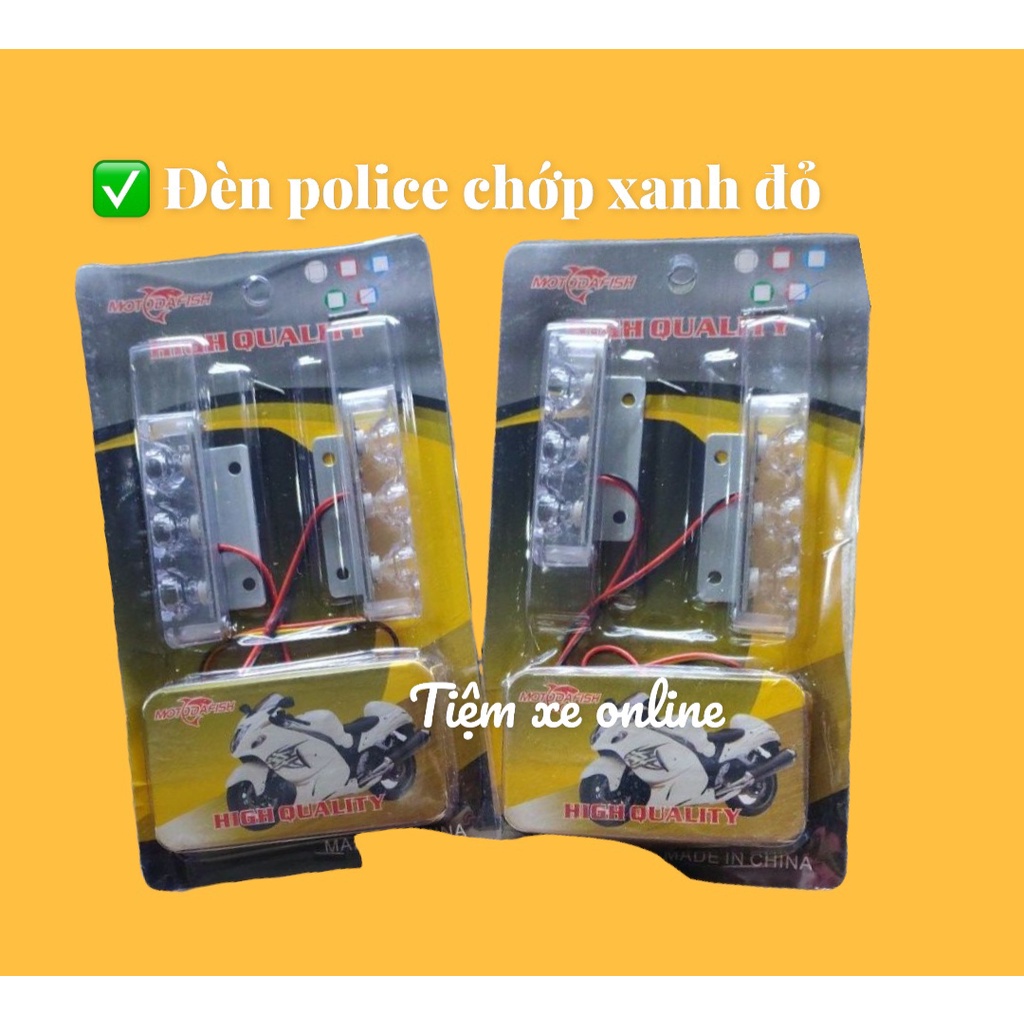 Đèn Cảnh Sát Police nháy chớp Đẹp ⚡️ Nháy Xanh đỏ