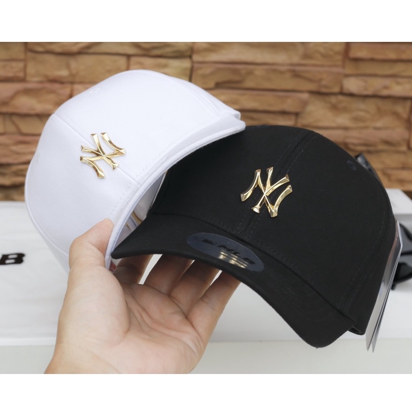 Nón kết MLB trắng đen thời trang cao cấp fulltag hàng 1:1