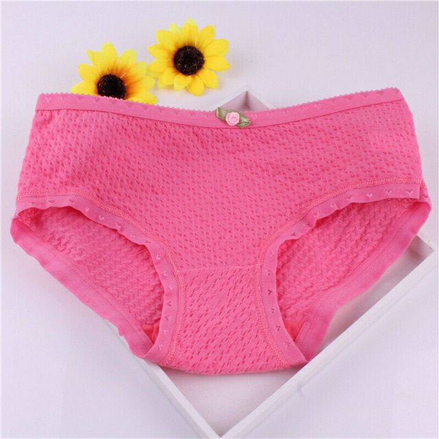 Set 10 Quần Lót Cotton Phối Tăm Sợi Tre MÃ 855