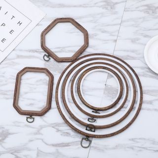 Khung thêu nhựa giả vân gỗ