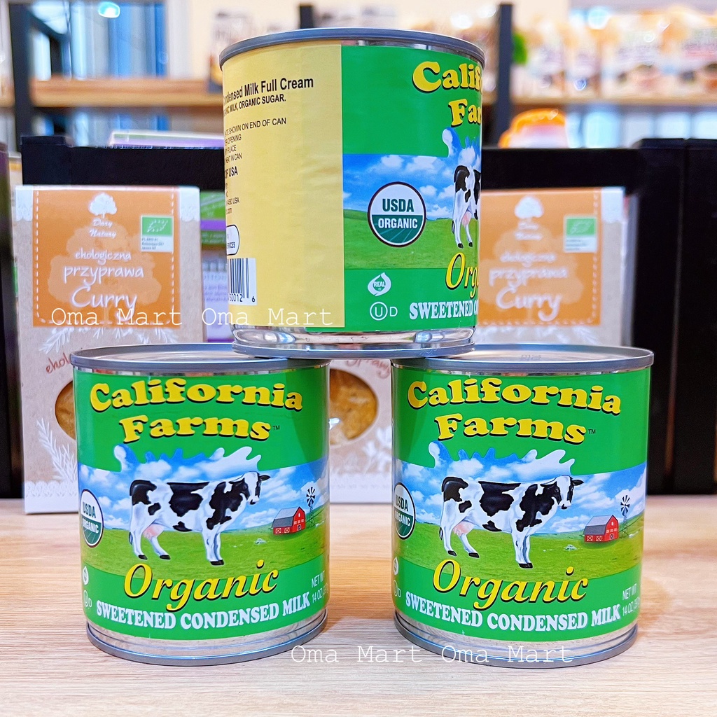 Sữa đặc có đường hữu cơ California Farms 397g