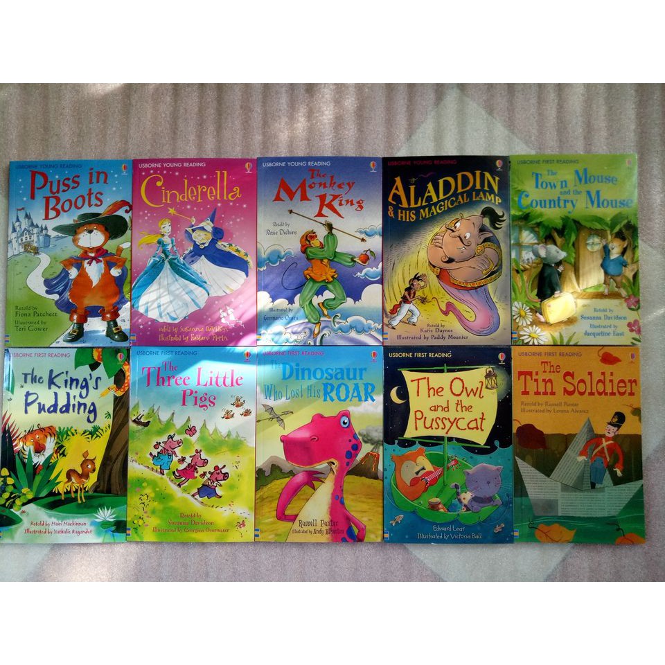 Set 10q Usborne đỏ