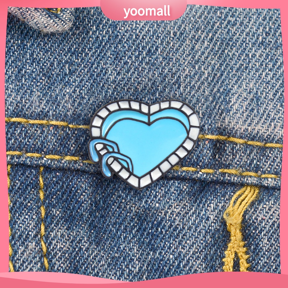 Trâm Cài Áo Hình Trái Tim Hoạt Hình Cho Nữ