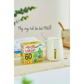 Máy Đuổi Muỗi Xông Tinh Dầu Nhật Bản Tặng kèm 1 Lọ Tinh Dầu 45ml