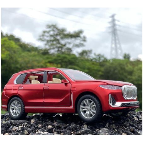 Mô hình ô tô SUV BMW X7 kim loại 1:32 xe hơi đồ chơi trưng bày mở được cửa oto mini quà tặng trẻ em vỏ sắt o to Chezhi