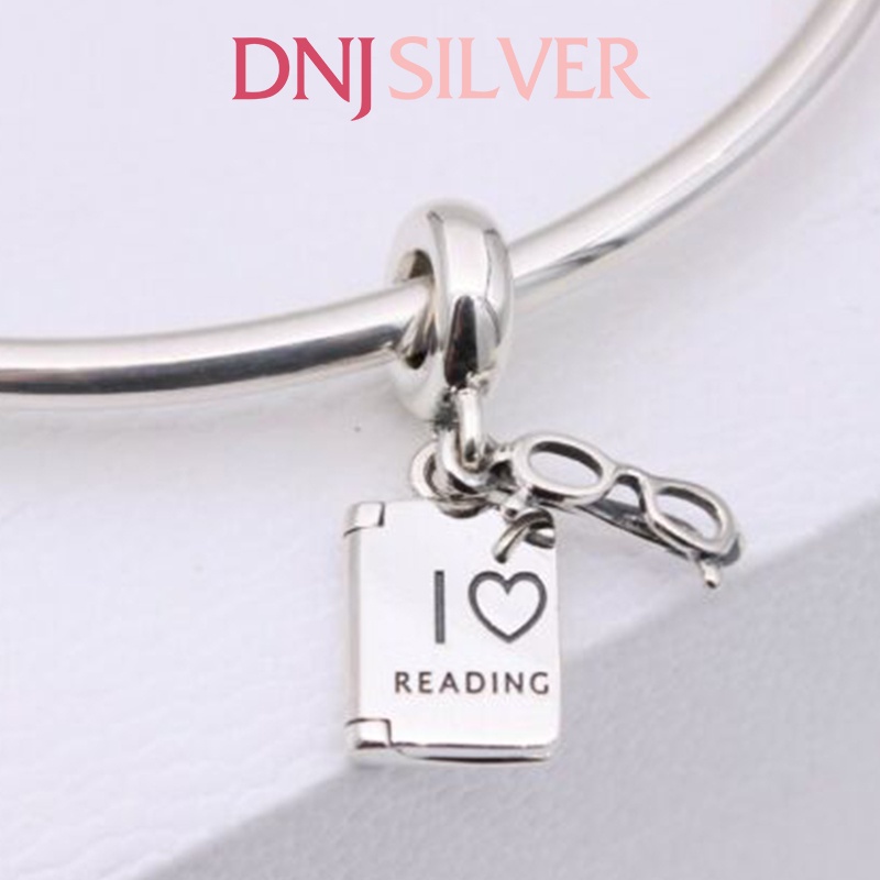 Charm bạc 925 cao cấp, hàng chuẩn bạc - Charm Love Reading thích hợp để mix vòng tay charm - DN321