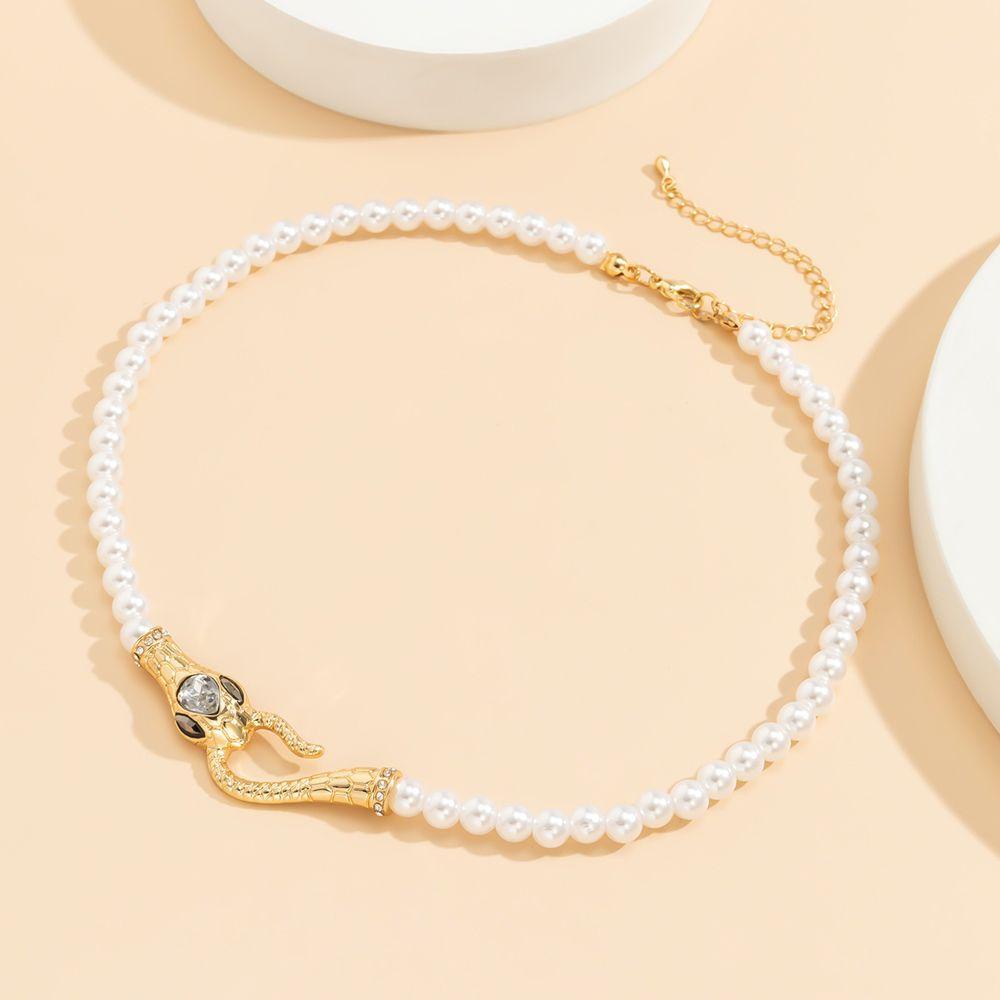 Vòng cổ Dạng Xích Rắn Phong Cách Gothic Thời Trang Cho Nữ