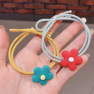 Dây Cột Tóc Hình Bông Hoa Nhiều Màu - DT09