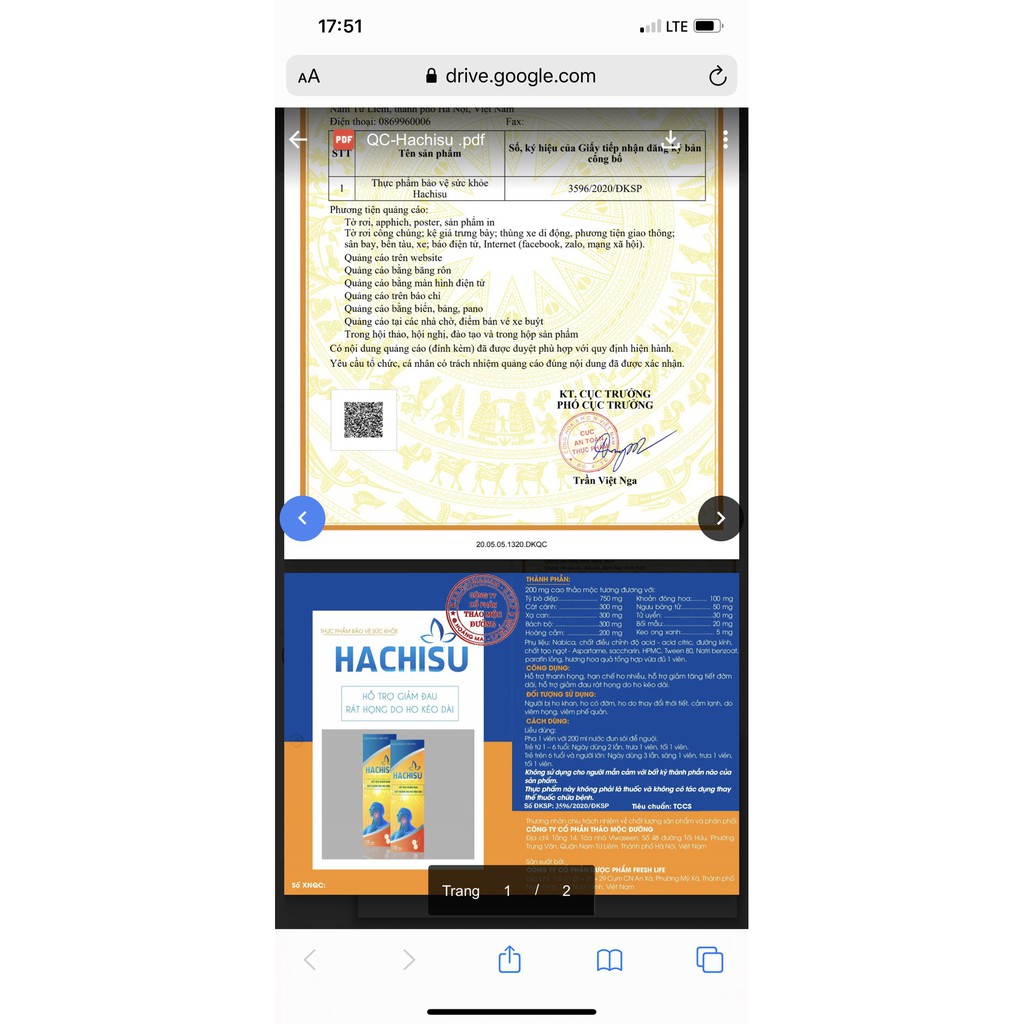 ✅ Viên Sủi Hachisu ❤️[ CHÍNH HÃNG ] ❤️ Hỗ trợ người Viêm Họng Hạt hàng đầu Việt Nam