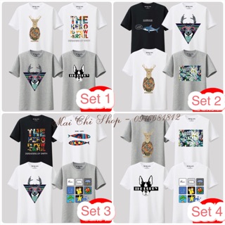 Set áo phông nam 4c