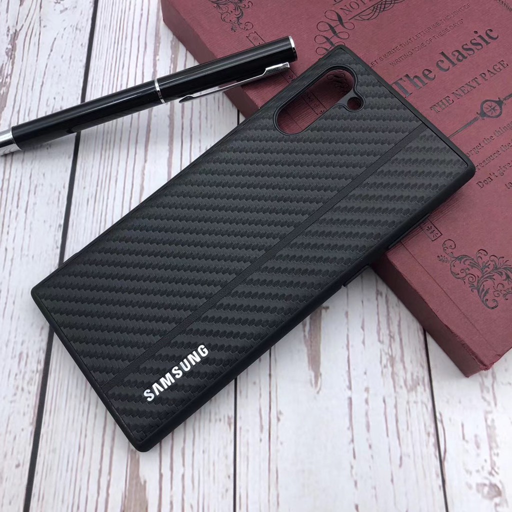Ốp Samsung Note 8,Note 9, Note 10 plus, S8,S9Plus,S10,S10E,S10Plus, S10 5G vân Carbon | BigBuy360 - bigbuy360.vn