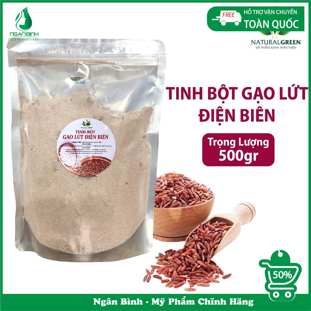 500GR Tinh bột cám gạo lứt giảm nhờn, ngừa mụn, làm trắng da, se khít lỗ chân lông | BigBuy360 - bigbuy360.vn