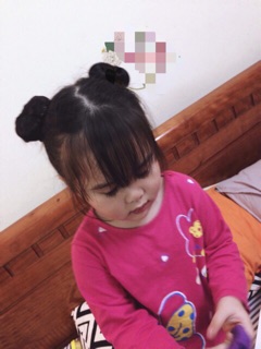 Tóc búi mini cho bé ( 1 đôi)