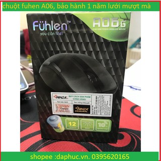 Chuột không dây fuhlen a06 bảo hành 24 tháng tặng kèm pin