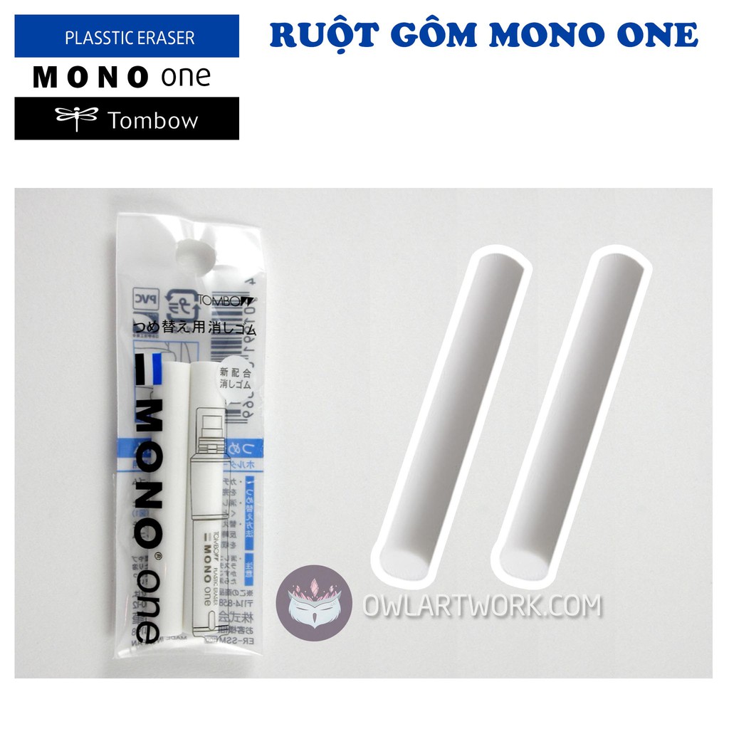 [CHÍNH HÃNG] Bút GÔM vặn Tombow Mono One