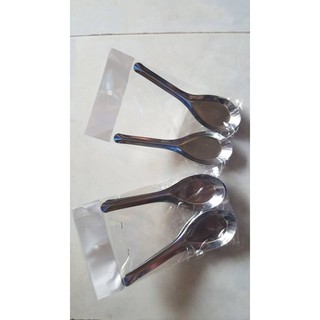 SÉT 5 THÌA PHỞ INOX