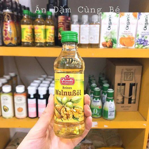 Dầu óc chó Đức cho bé ăn dặm dầu macca chính hãng cho bé từ 6 tháng 100ml