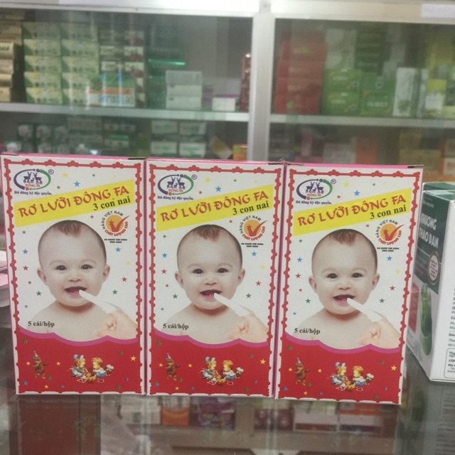 Gạc rơ lưỡi ĐÔNG PHA 1h 5 cái