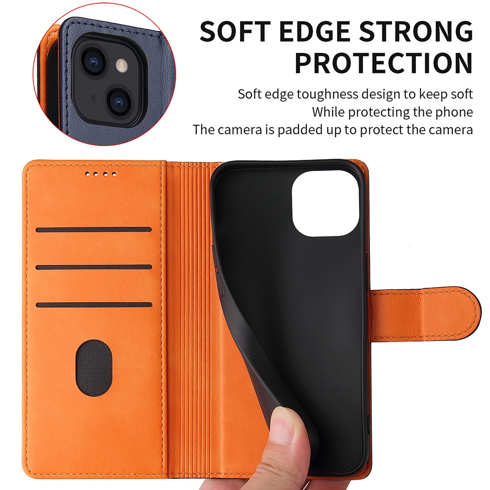 Ốp Điện Thoại Nắp Lật Bằng Da Thật Bảo Vệ Toàn Diện Chống Rơi Cho Iphone6 7 8 Plus X XS XR 11 Pro MAX