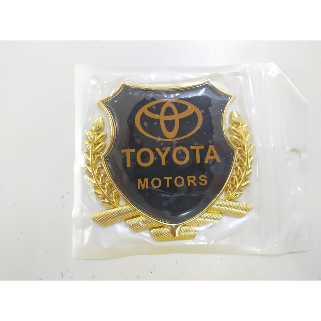 Logo dán xe ô tô bông lúa, huy hiệu LOGO Ô TÔ các hãng trang trí
