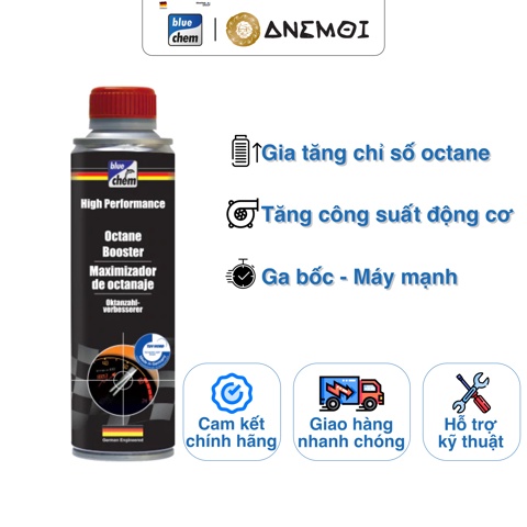 Phụ gia Bluechem Octane Booster (tăng chỉ số Octane).