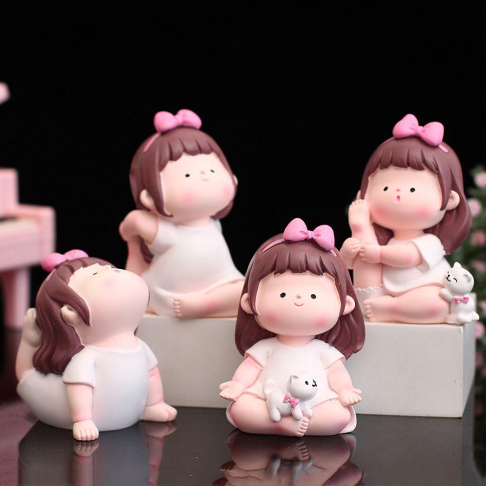 Mô Hình Cô Gái Bằng Nhựa Resin Trang Trí Bàn Tiệc Cưới