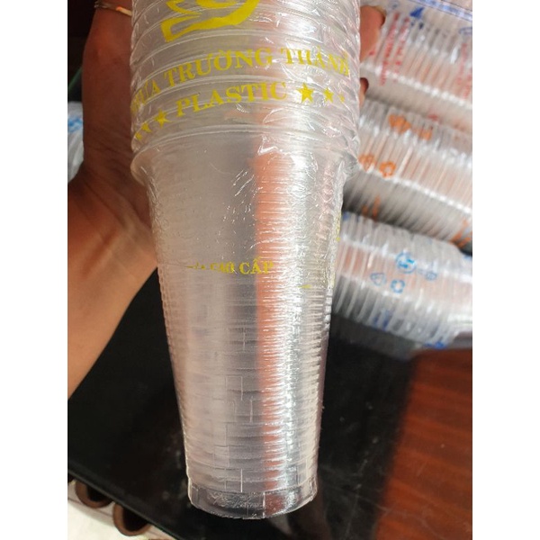 Lốc 50 ly CÓ GÂN dùng 1 lần 280ml 380ml 430ml 450ml 500ml 650ml 700ml